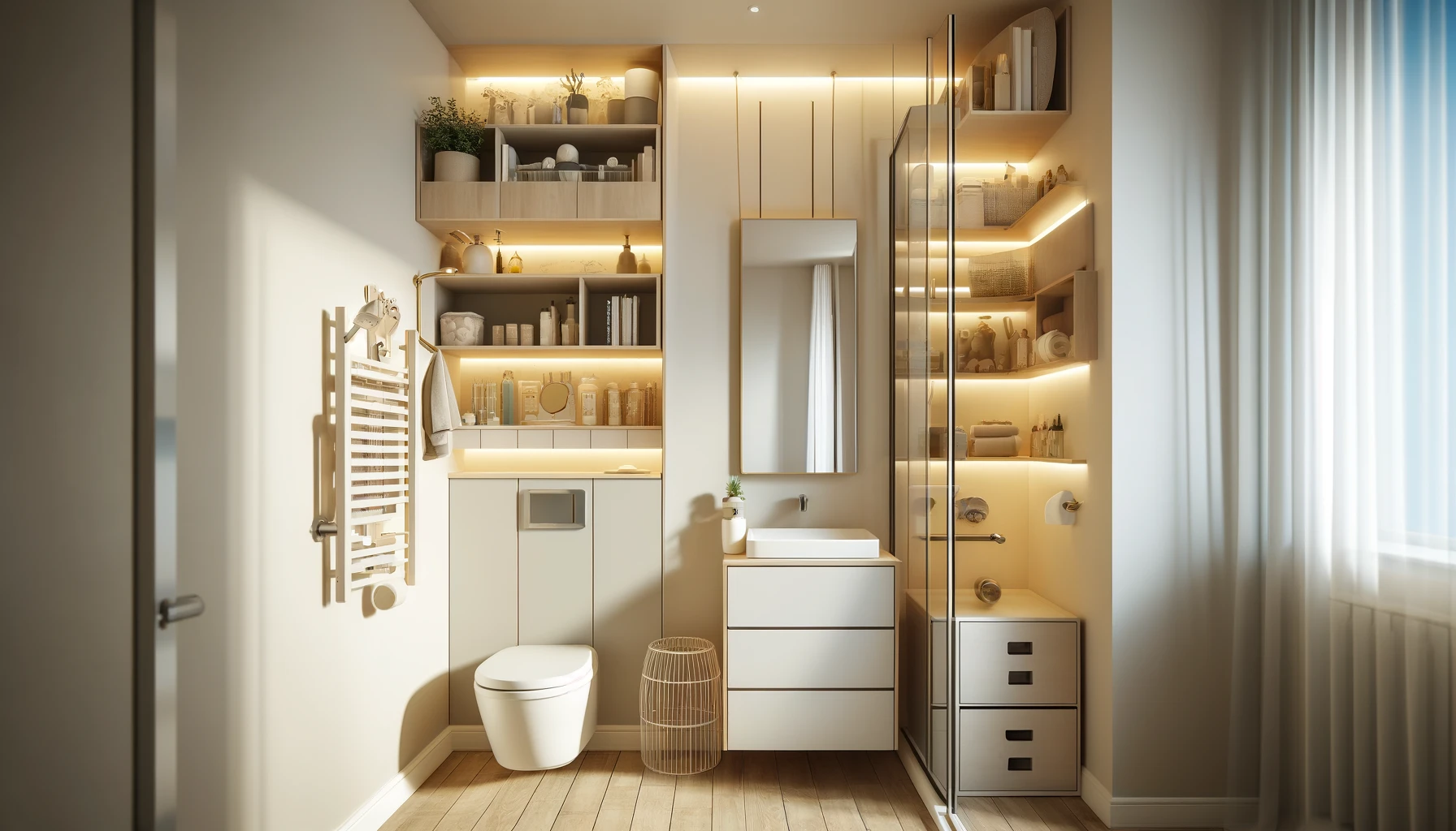 Modern Bathroom Storage